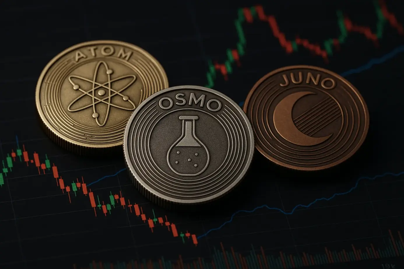 Обзор токенов Cosmos: ATOM, OSMO и JUNO в 2025 году